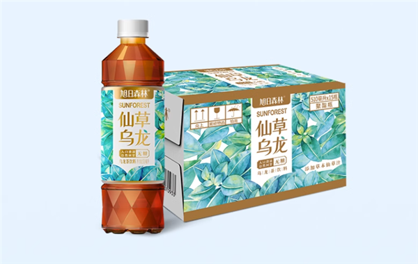 0糖0卡0脂 旭日森林仙草乌龙茶优惠：15瓶到手29元