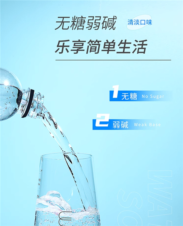 超低价秒杀 依能多口味苏打水15元12瓶